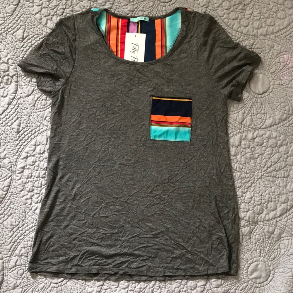 NWT P.S. Kate shirt with pocket.